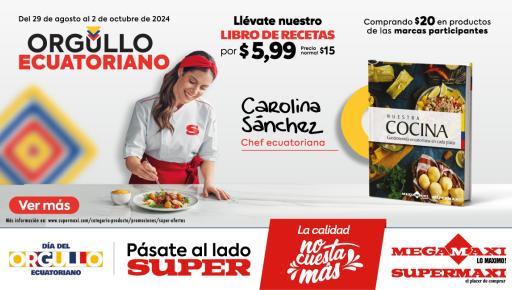 Campaña Super oferta Ecuador de Supermaxi.