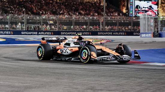 Lando Norris se llevó la victoria en el Gran Premio de Singapur de Fórmula 1, el 22 de septiembre de 2024.