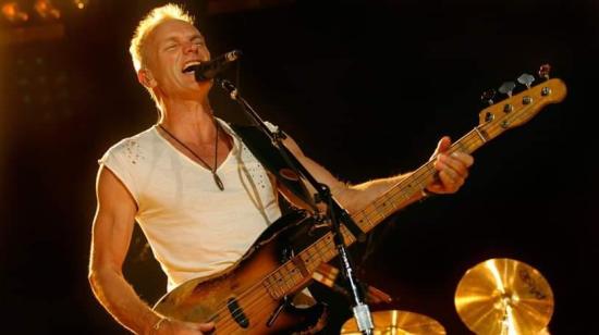 Sting en concierto.