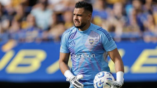 Sergio Romero, arquero de Boca Juniors, durante el partido ante River Plate, jugado el pasado 22 de septiembre.