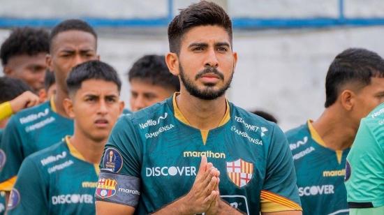 José Palacios, capitán de Toreros FC, antes del partido ante Deportivo Quito, el pasado 3 de noviembre de 2024.