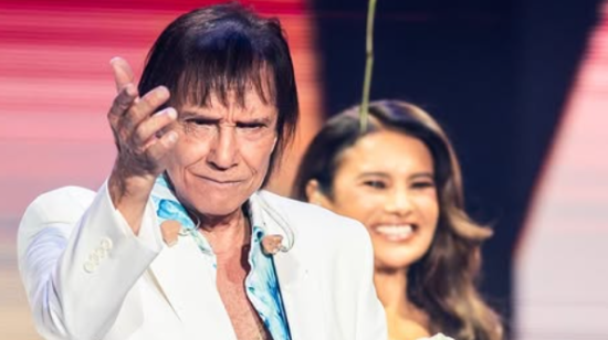 Roberto Carlos en concierto.