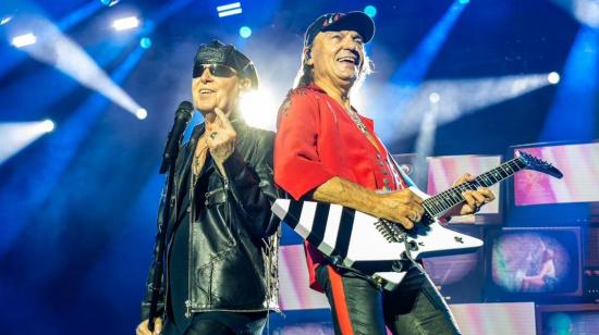 Parte de la banda Scorpions, en una imagen publicada en sus redes sociales en julio de 2024.