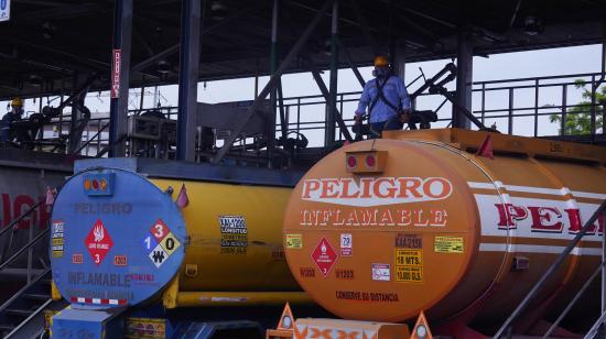 Terminal Pascuales en Guayaquil desde donde se despacha gasolinas y diésel a distintas provincias de Ecuador.