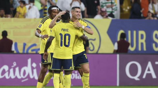 Cristiano Ronaldo celebra un gol durante el partido del Grupo B de la Liga de Campeones de la AFC entre el Al-Nassr y el Neftchi Fergana, el 12 de octubre de 2026.