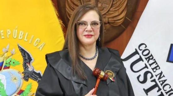 Daniela Camacho, jueza de la Corte Nacional de Justicia y aspirante en el concurso a Fiscal General, 23 de octubre de 2026.