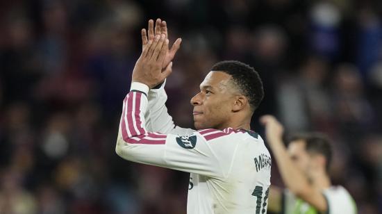 El delantero francés del Real Madrid, Kylian Mbappé, tras el encuentro de Laliga ante el FC Barcelona, el domingo 25 de octubre de 2026.