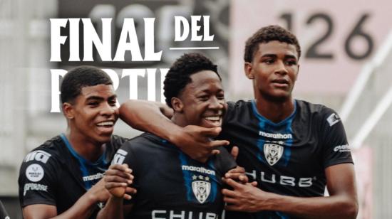 Los jugadores de Independiente del Valle celebran un gol ante el Manchester City en la Messi Cup, el viernes 30 de octubre de 2026.
