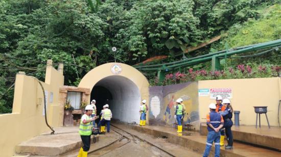 Visita al  proyecto de pequeña minería Somilor, en Ponce Enríquez (Azuay), martes 21 de mayo de 2019.