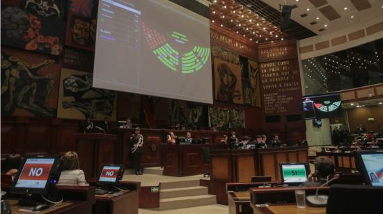 Salón de sesiones del Pleno de la Asamblea Nacional