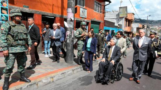 Lenín Moreno recorre La Marín, en Quito