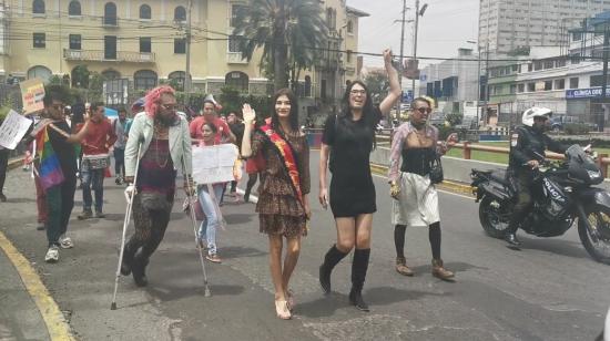 Mathilde Barragán es la reina trans de Quito 2019.