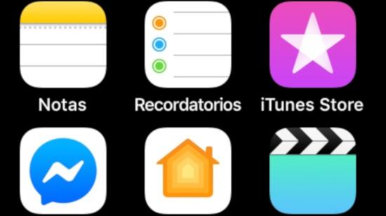 Aplicación iTunes Store en un iPhone