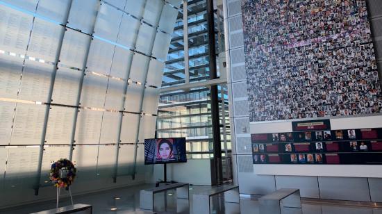 El memorial del Newseum, en Washington.