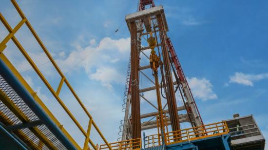 Torre de perforación del Campo Yuralpa, Bloque 21 en Napo. 