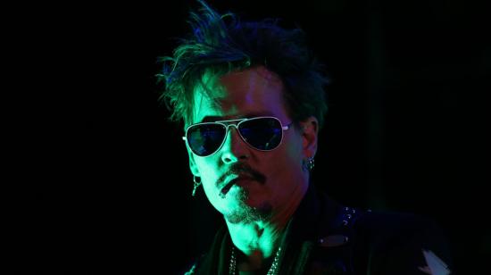 Johnny Depp en un show de Hollywood Vampires en Scottsdale, Arizona, el 17 de mayo pasado.