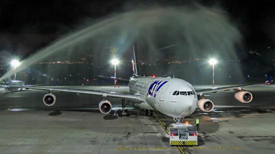 La aerolínea francesa Air France recgresó a Ecuador luego de 25 años con vuelos entre Quito y París. 