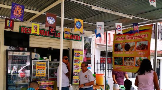 Un poco de comida venezolana en Guayaquil. El restaurante de Roberto Mera ofrece almuerzos por USD 2,50. 