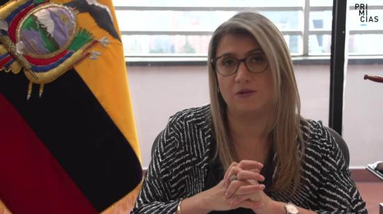 Martha Moncayo, gerente de CNT en una foto de diciembre de 2019.