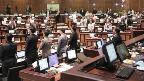 El Pleno de la Asamblea Nacional durante una sesión.