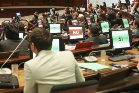 18 de junio de 2019. El pleno de la Asamblea Nacional destrabó tres comisiones. Los líos persisten en dos.