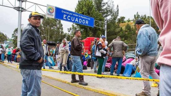 Entre 1.500 y 2.000 migrantes venezolanos siguen ingresando por la frontera ecuatoriana al mes. 