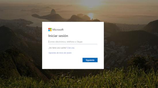 Inicio de sesión en las cuentas de Microsoft