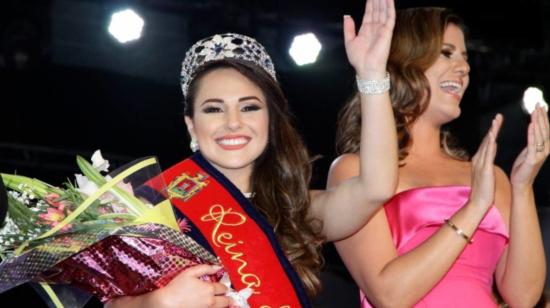 Daniela Almeida se convierte en la última Reina de Quito. 