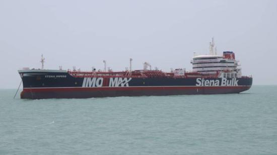 El barco Stena Impero de bandera británica que fue retenido por autoridades iraníes.