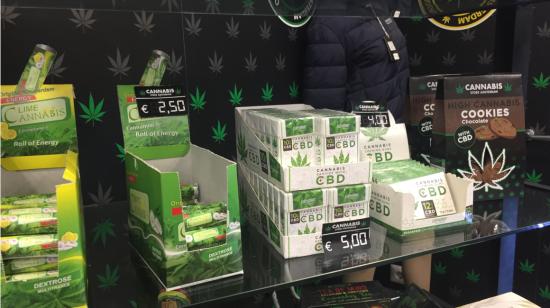 En países europeos ya se comercializan productos con marihuana.