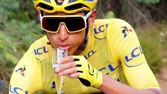 El colombiano Egan Bernal ganó el Tour de Francia en 2019.