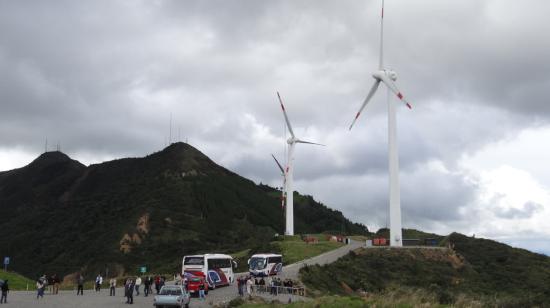 El parque eólico Villonaco I, localizado en Loja.