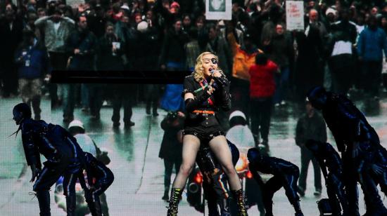 Madonna en vivo en el Pride Island concert de Nueva York, el pasado 30 de junio de 2019.