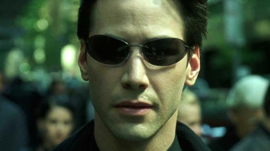 Keanu Reeves como Neo, el héroe de la saga 'The Matrix'.