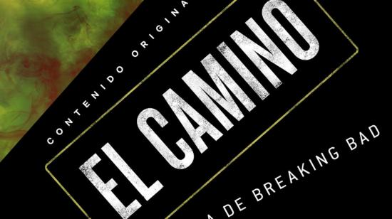 Fotografía cedida por Netflix del teaser poster de la película "El camino: Una película de Breaking Bad". 