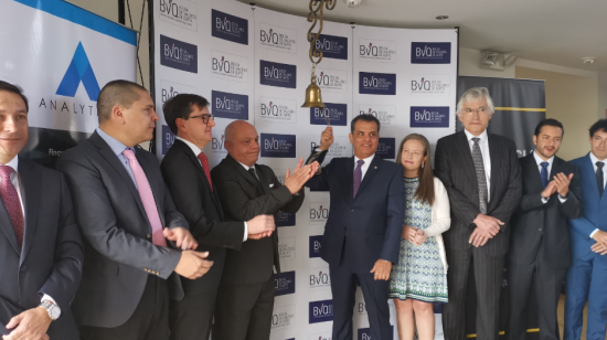 El miércoles se realizó el camapanazo del primer fondo inmobiliario de Ecuador. 