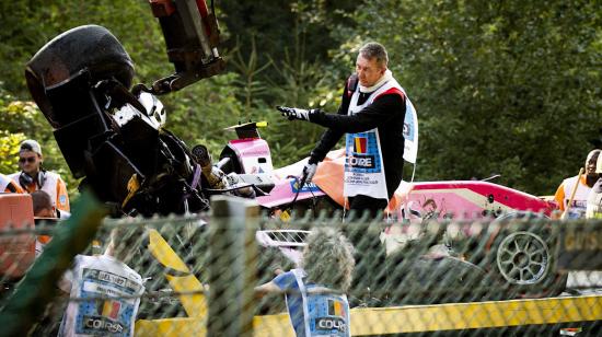 Juan Manuel Correa, piloto de origen ecuatoriano, se accidentó la mañana del sábado 31 de agosto de 2019 en Bélgica. 