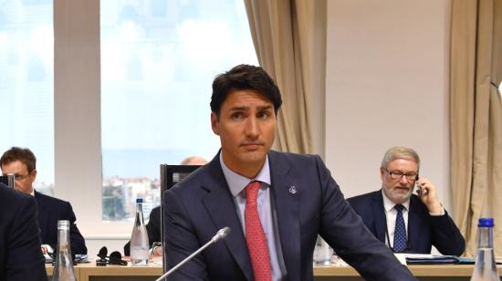 Justin Trudeau, primer ministro de Canadá, en enero de 2020.