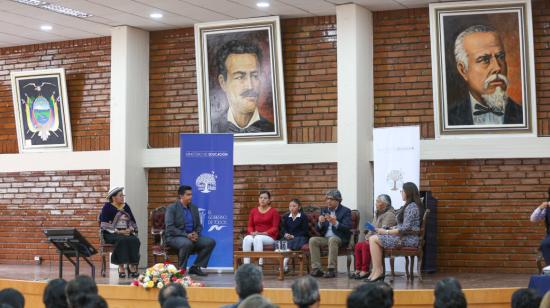 La escuela comunitaria Río Cenepa, en Chimborazo, fue reabierta en febrero de 2019.