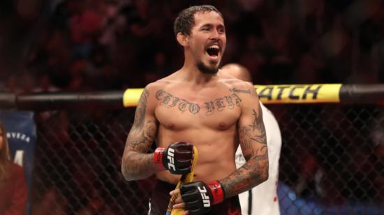 Marlon 'Chito' Vera, después de su quinta victoria consecutiva en la UFC, en octubre de 2019.