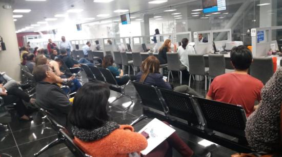 Las oficinas del IESS en la Plataforma Financiera, al norte de Quito.