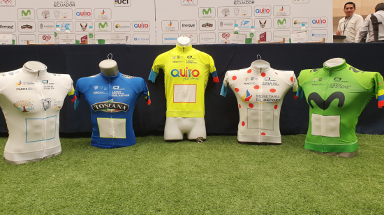 Estas son las cinco camisetas que se iban a disputar en la Vuelta al Ecuador 2019.