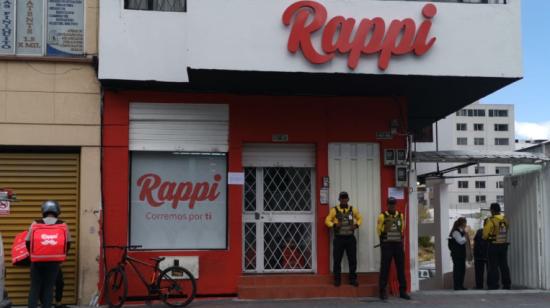 La oficina de Rappi en Quito. 