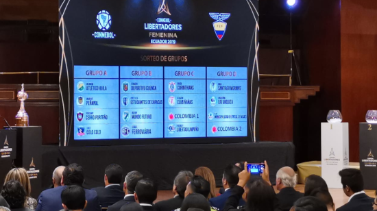 Este lunes 30 de septiembre se sortearon los grupos de la Copa Libertadores femenina. 