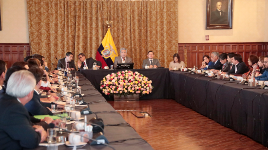El presidente Lenín Moreno se reunió con su gabinete el pasado 30 de septiembre para pulir las reformas económicas. 