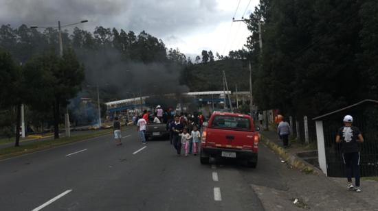 Vista de la autopista Gneral Rumiñahui.