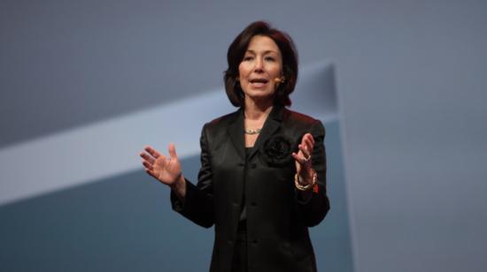 Safra Catz, durante una conferencia en 2014. 