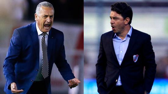 Gustavo Alfaro y Marcelo Gallardo, dos estilos distintos en busca de la final. 