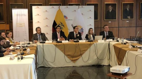 El ministro de Finanzas, Richard Martínez, compareció la semana pasada ante la Comisión de Régimen Económico de la Asamblea. 