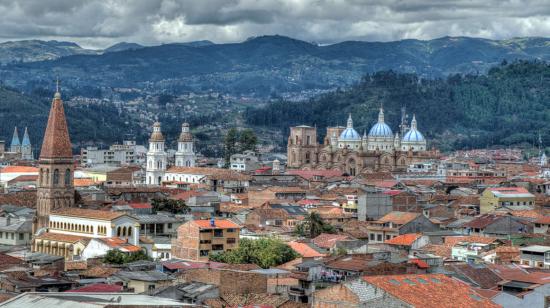 Imagen panorámica del Centro Histórico de Cuenca.